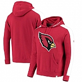 Men's Arizona Cardinals NFL Pro Line by Fanatics Branded Iconic Pullover Hoodie Red,baseball caps,new era cap wholesale,wholesale hats